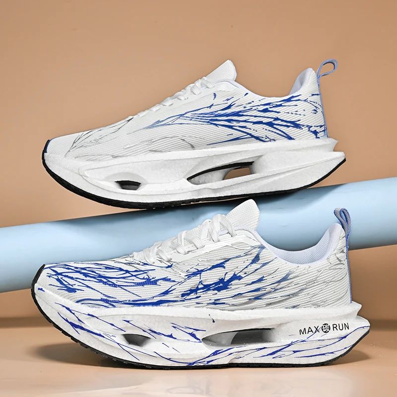 

Men's Running Shoes Mesh Jogging Couple Trainer Non-Slip Breathable Race Sneakers Luxury shoes Outdoor Off-road Shoes Cushioning