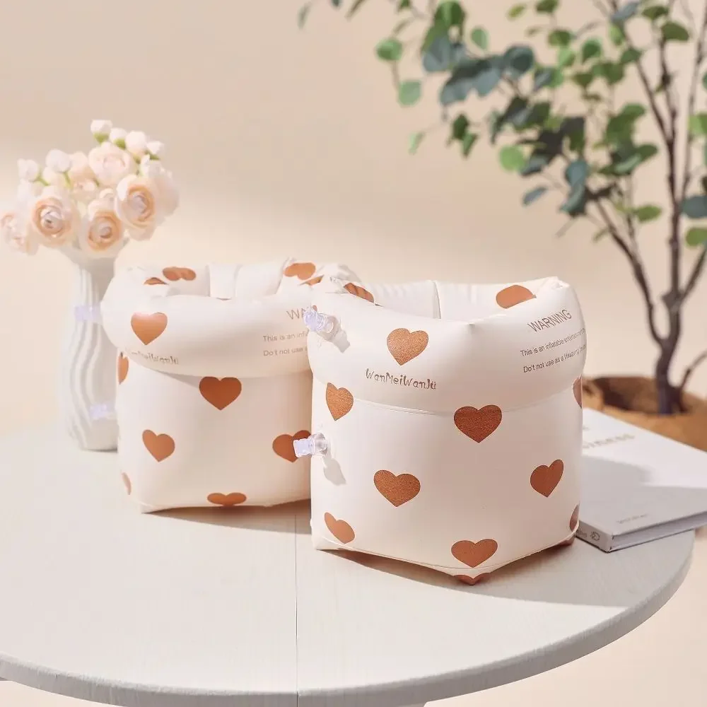 

1pair Durable Safety Arm Floats Thickened Inflatable Swim Tube Wear-Resistant PVC Float Sleeve for Adult Kids