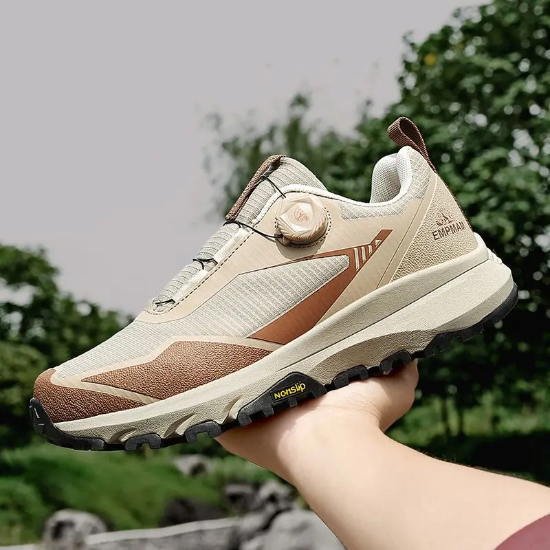 

Original Brand Mountain Climbing Footwear Designer Quick Lacing Trekking Hiking Shoe Comfortable Wearable Sport and Leisure Shoe