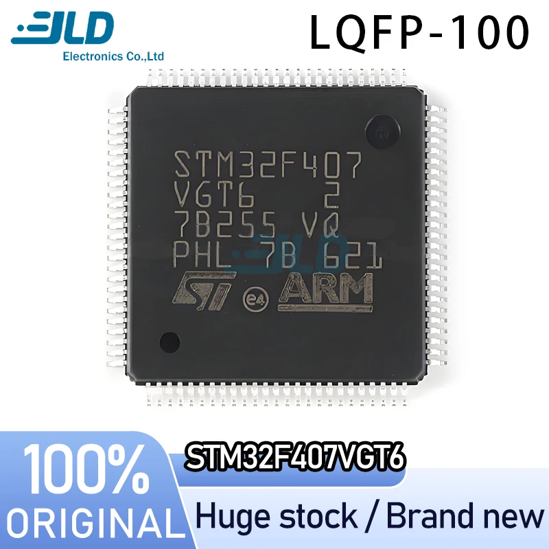 

(2-5piece) 100% New STM32F407VGT6 LQFP-100 Chipset Professional one-stop ordering Adequate stock Chip Electronics