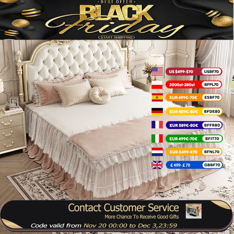 

Современная роскошная скандинавская кровать Queen Design Whitr King Size Twin Bed Frame Роскошный напольный замок Cama De Casal Комплект мебели для дома