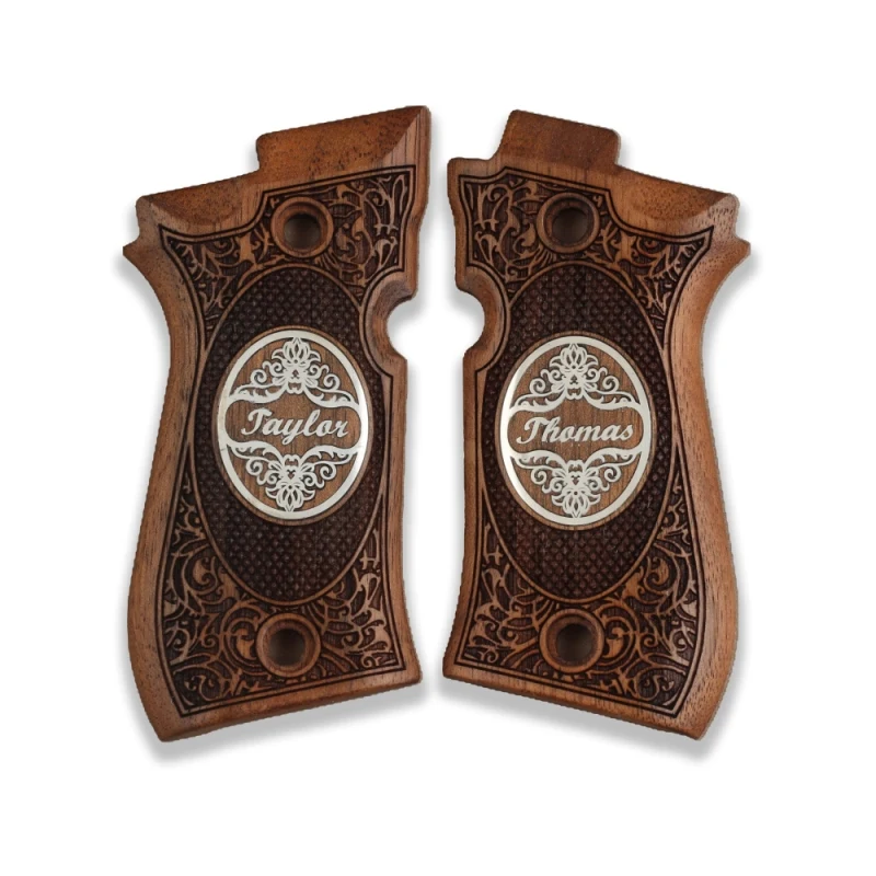 KSD Brand Beretta 81F, 81 FS, 84 F, 84 FS, 84 Cheetah Compatible Walnut Grip