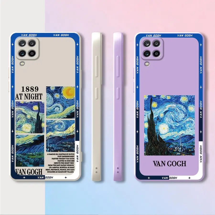 Phone Cover Case for Samsung Galaxy A02s A53 A20s A04 A30s A06 A50 A56 A05 A03 A71 A73 Van Gogh Oil Painting