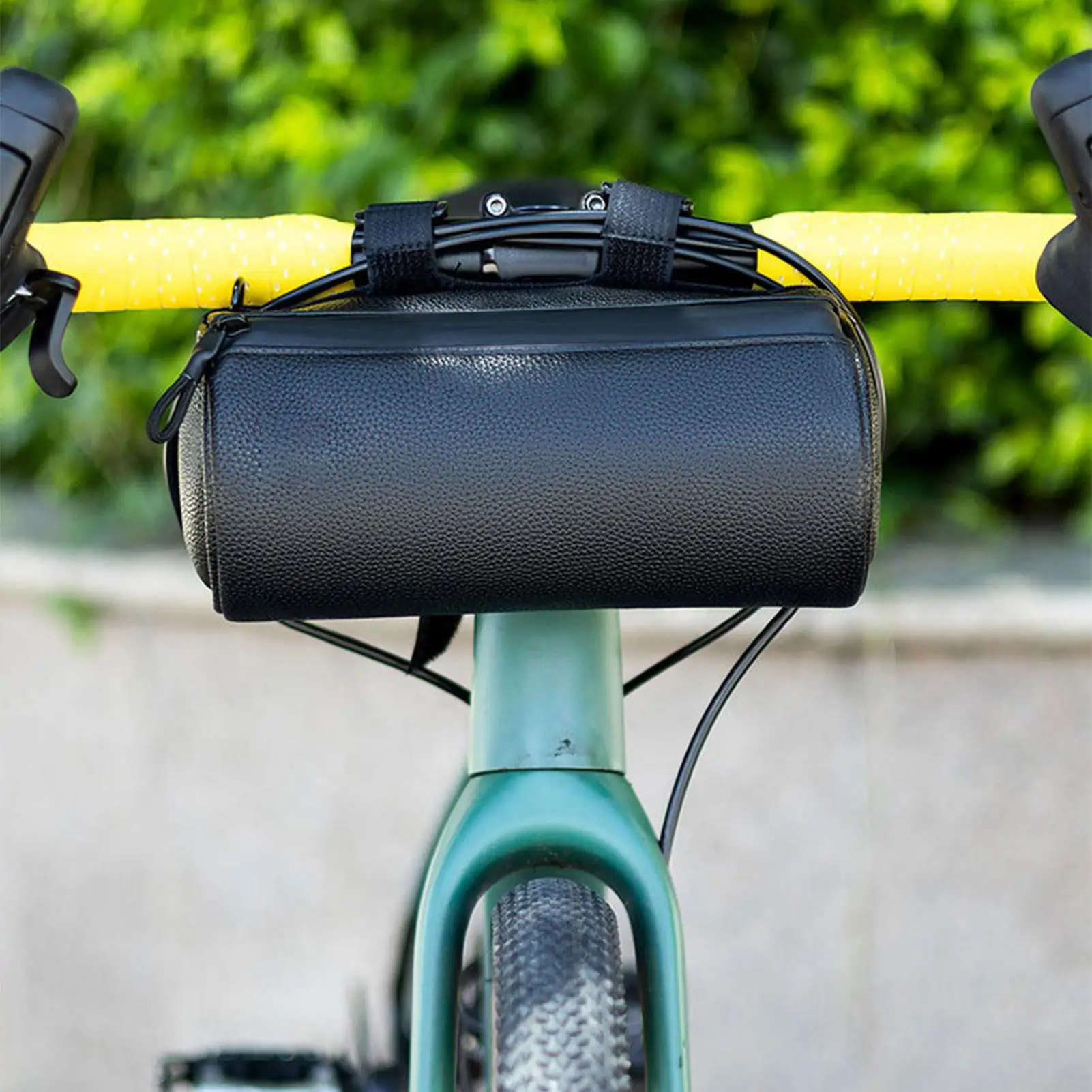 حقيبة الدراجة المقاومة للماء المحمولة للتخزين حقيبة كتف لركوب الدراجات حقيبة لفة للرجال والنساء على الطرق الجبلية والسفر وركوب الدراجات والتخييم #3