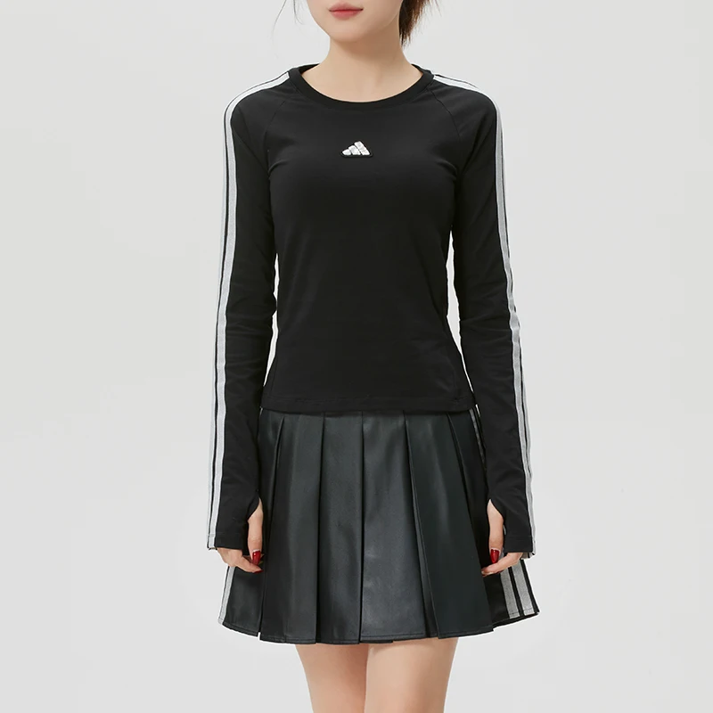 

Adidas T-Shirt Women's Sportswear Running Fitness Comfortable Breathable Trendy Fashion Long-Sleeved Pullover Ks0030