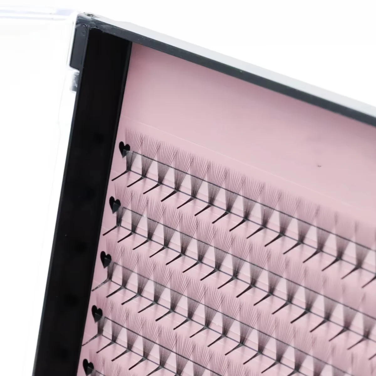 320X10 8D 0.05mm XL Tray Pre Made Pointy Base M Curl Eyelashes Premade Volume Fans Lash Thin Pointy Base lash Extension