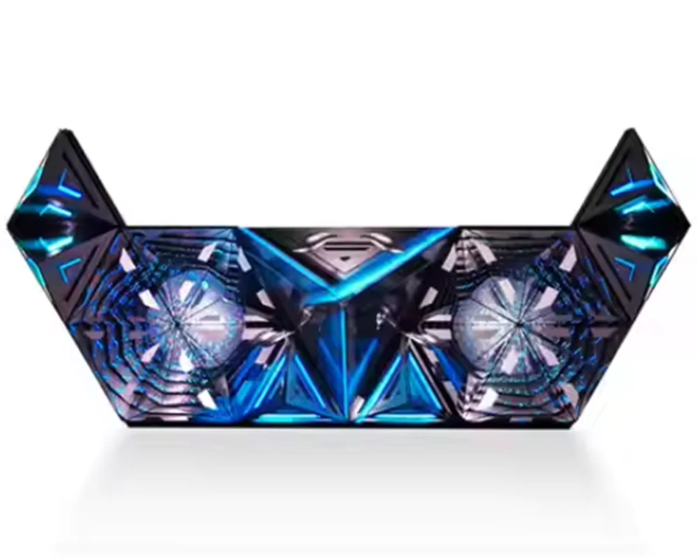 D-KING Indoor Dj Booth Led Display Screen Triangular Triangle Hexagon Module Bar Dj Booth Stage Led Display