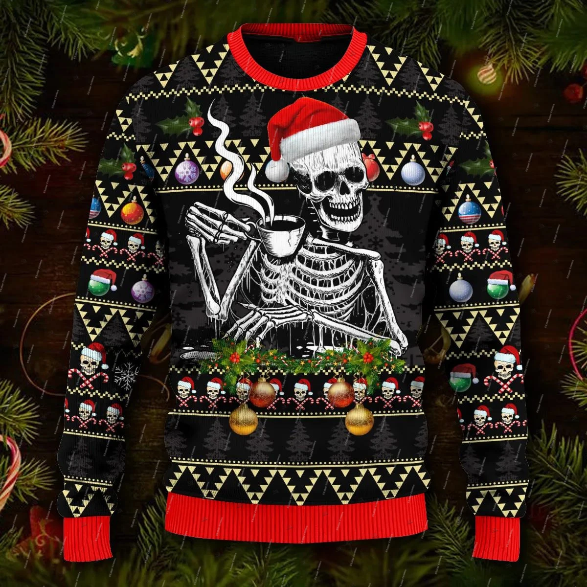 Christmas Ugly Sweater Cosplay Santa Claus Pet Anime Cartoon Skull Vintage 3DPrint Harajuku Winter Pullover Funny Long Sleeves 6