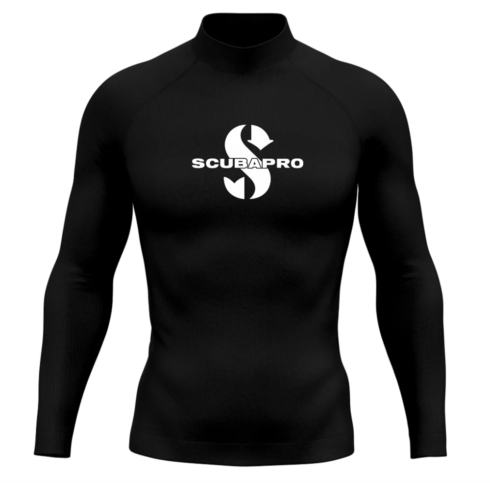 

Mens Long Sleeve Rashguard Upf 50 Sun Protection Surf Shirt Quick Dry Breathable Swimming Tight T-shirt Summer 2024Gym Clothes