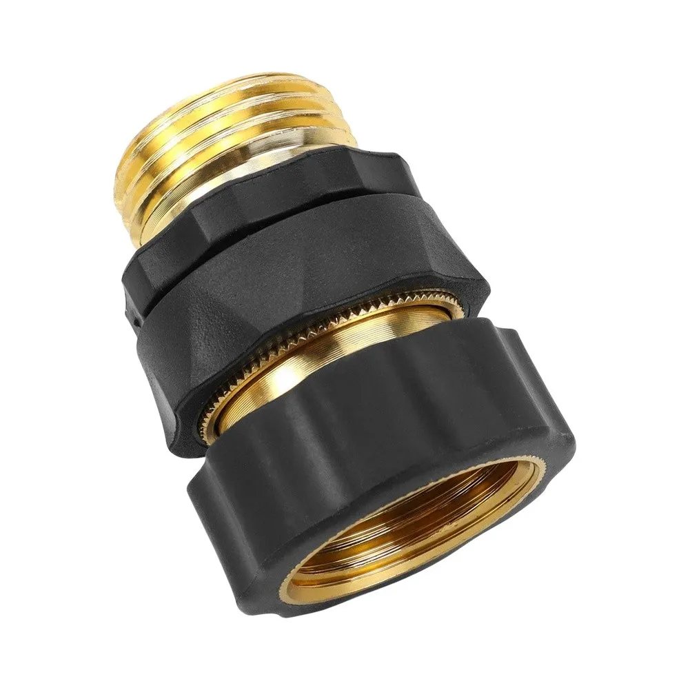 3/4 Inch Quick Disconnect Hose Connector Pack 6 Sets Aluminum Construction for Car Washing Garden Watering Applications