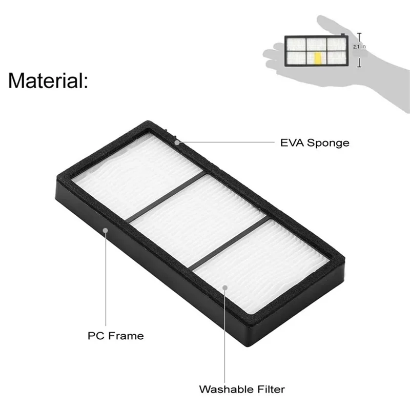 بديل لمرشحات Hepa لـ Roomba 960 980 870 880 960 877 871 880 890 891 805 فرشاة تنظيف اللحوم عالية الجودة # ABGP