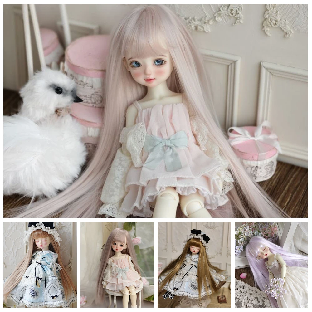 

Doll Accessories Ball jointed Doll 1/6 1/4 1/3 YOSD MSD SD BJD boy girl female long wig toy