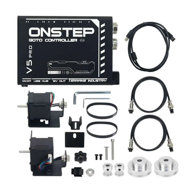 Everbright Store 2026 New GOTO Onstep V5 Pro EXOS2/EQ3D Equator GOTO Kit, Tracking/Guide Star Photography