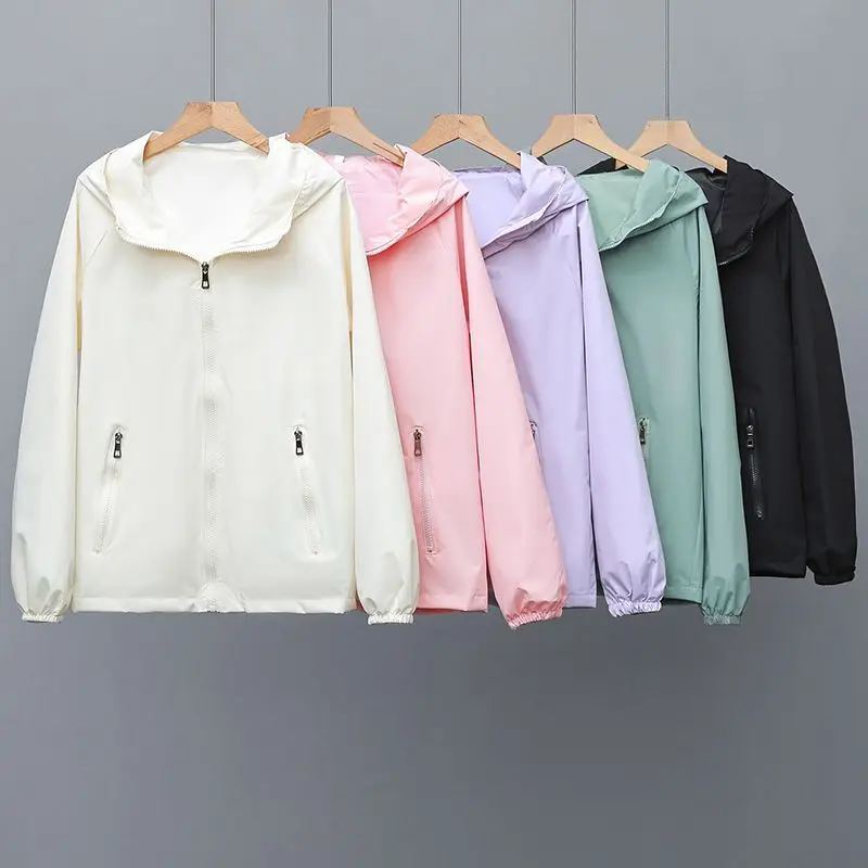 2026 Spring and Autumn Women's Thin Fashion New Style Assault Jacket Female Short Casual Korean Jacket Top Hooded Loose Jacket