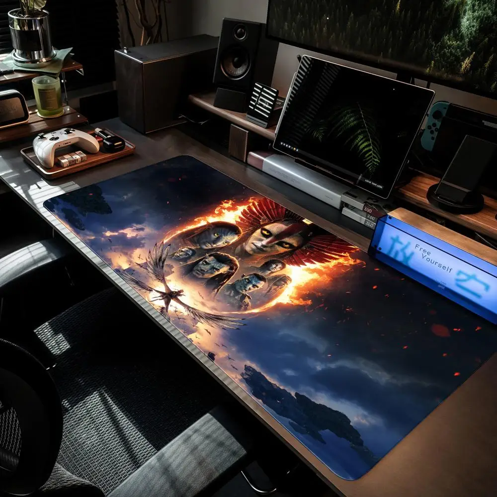 A-Avatar Fire and Ash Mouse Pad XXL Computer Accessories Large Keyboard Laptop Table Pad The New Product Gamer Gaming