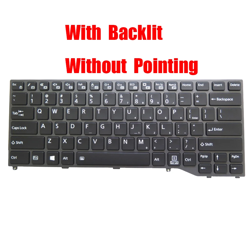 Imagem -03 - Teclado Portátil para Asus Inglês Nós Preto com Apontou sem Retroiluminação E4411 E5410 E5411 5e14a1 5e15a2 Novo