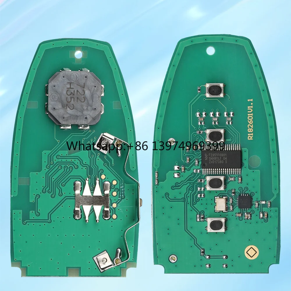 MS 3+1Buttons 315MHz 49 Chip Fccid M3NA2C93142300 Smart Car Remote Key for Ford Auto Replacement Blank Fob