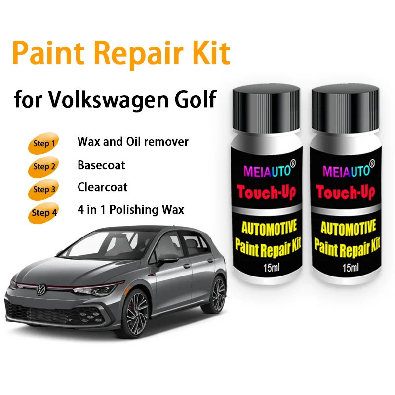 Autolack-Reparaturset für Volkswagen GOLF VII VIII 8 7. Ausbesserungslack-Kratzerentferner, Zubehör für die Pflege von Autolacks