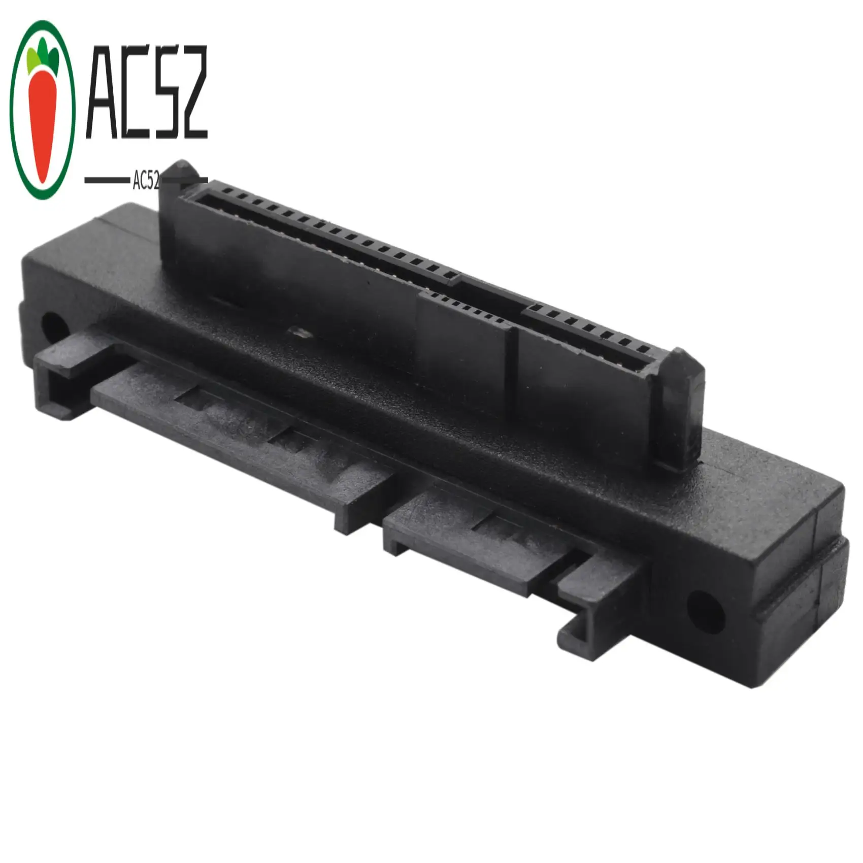 AC52-Right Angled 90 Degree SFF-8482 SAS 22 Pin To 7 Pin + 15 Pin SATA Hard Disk Drive Raid Adapter