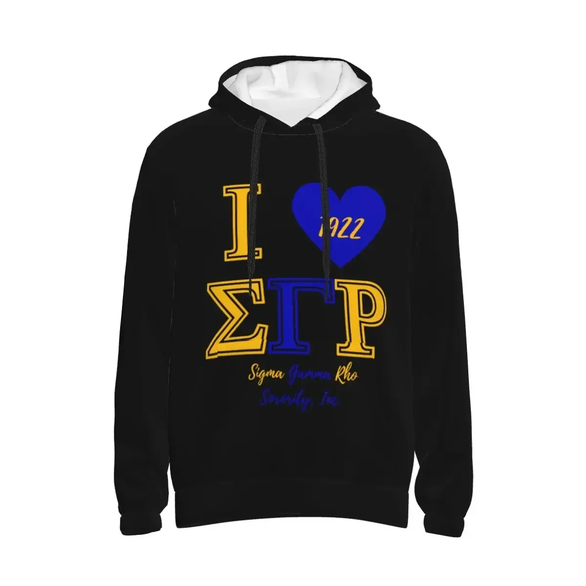 Sigma SGR Gamma Rho Men's Pullover Hoodie Casual Hooded Sweatshirt Best Hoodies Sportswear Tracksuit with Pocket