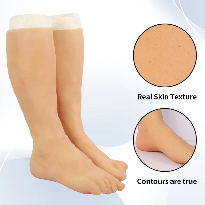 ONEFENG New Product  Realistic Silicone Prosthesis Pseudo-female Transvestite Artificial Foot Cover to Cover Scars