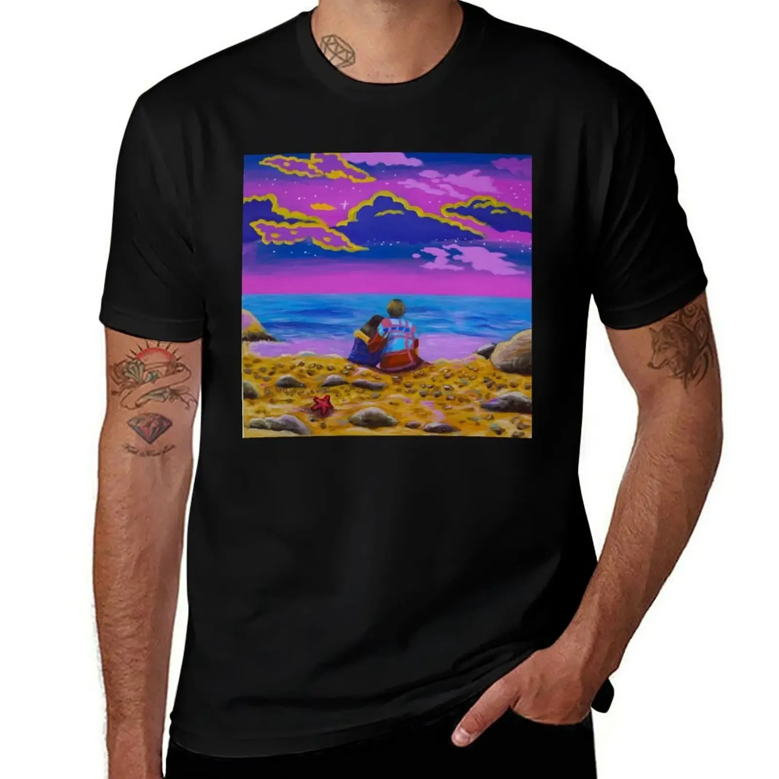 

ONLY WE CAN SEE T-Shirt vintage graphic tee boys animal print Funny t-shirts black t-shirts for men