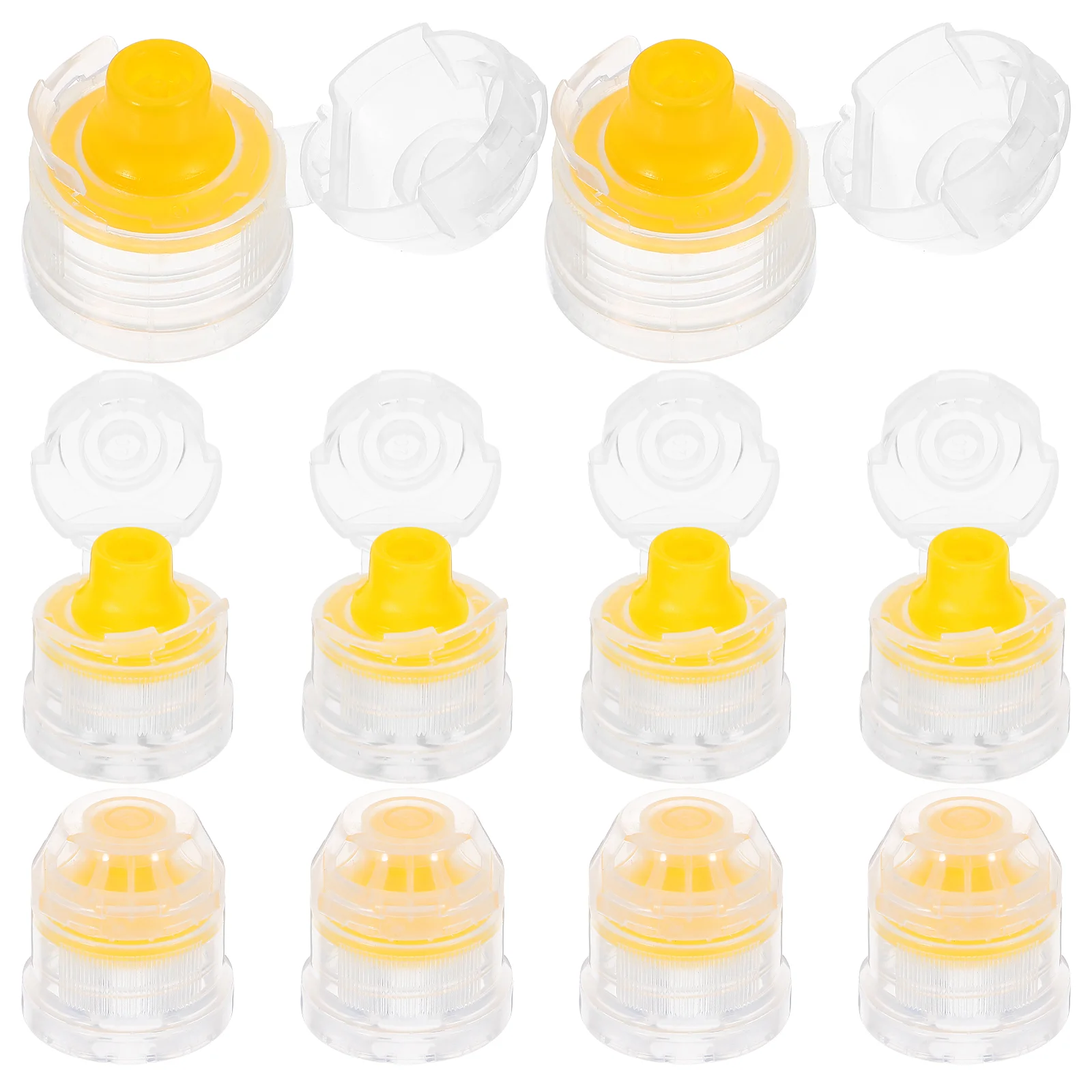 

10Pcs Durable Pointed Mouth Caps Gravy Boats Sport Bottles Lids Reusable Water Bottle Caps Outdoor Bottle Caps Fits