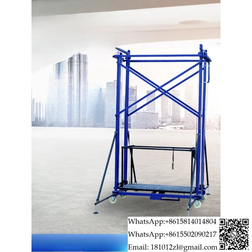 Electric scaffolding factory direct sales decoration lifting platform construction site lifting platform foldable and movable