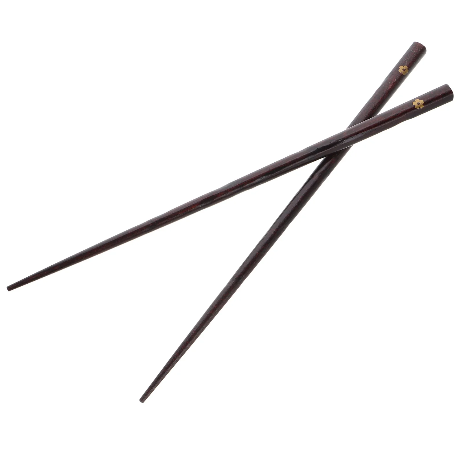 

Japanese Wooden Chopsticks Reusable Non-Slip Rice Sashimi Cooking Chopsticks Home Kitchen Elegant Flower Pattern