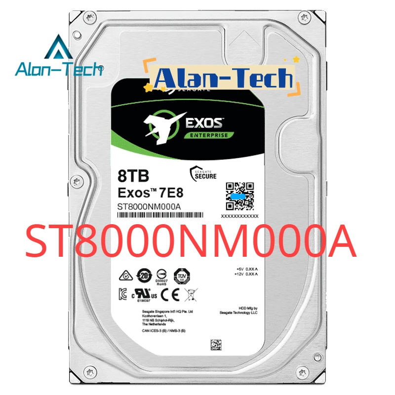 

NEW SEA－GATE 8TB HDD ST8000NM000A Exos 7E8 SATA 6.0Gb/s 7200 RPM 256MB Cache 3.5" Enterprise Server PC Internal Hard Disk Drive