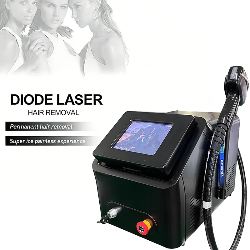 4 Wavelengths 755/808/940/1064nmSoprano Platinum Diode Lase Hair Removal Machine Ice Titanium Painless Permanent Epilator 4000W