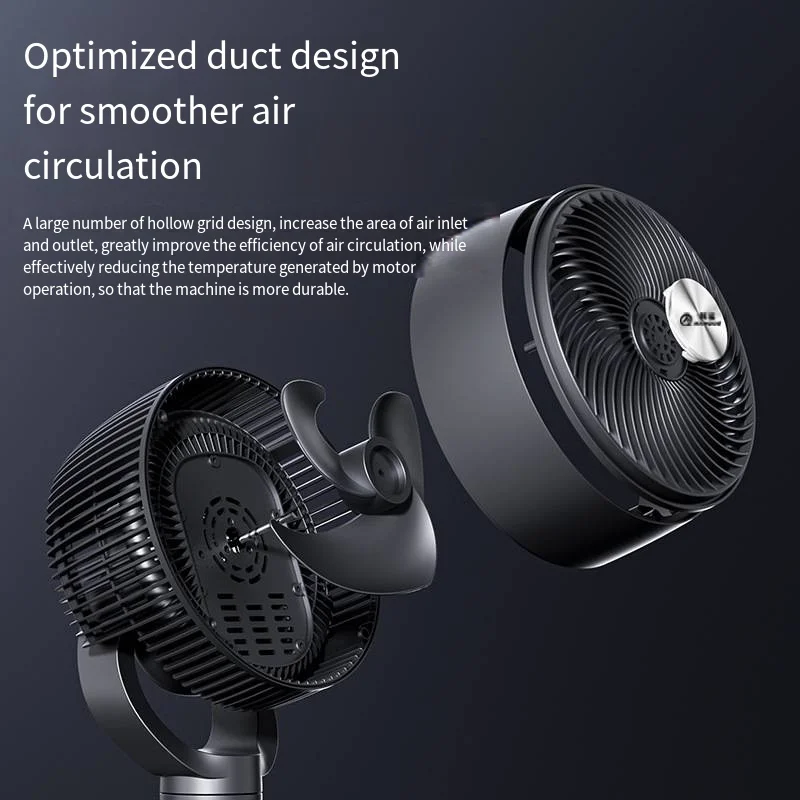 50W AIR CIRCULATOR Electric Standing Fan Floor Fan Small Household Remote Control Intelligent Fan AIR COOLER AIR BLOWER