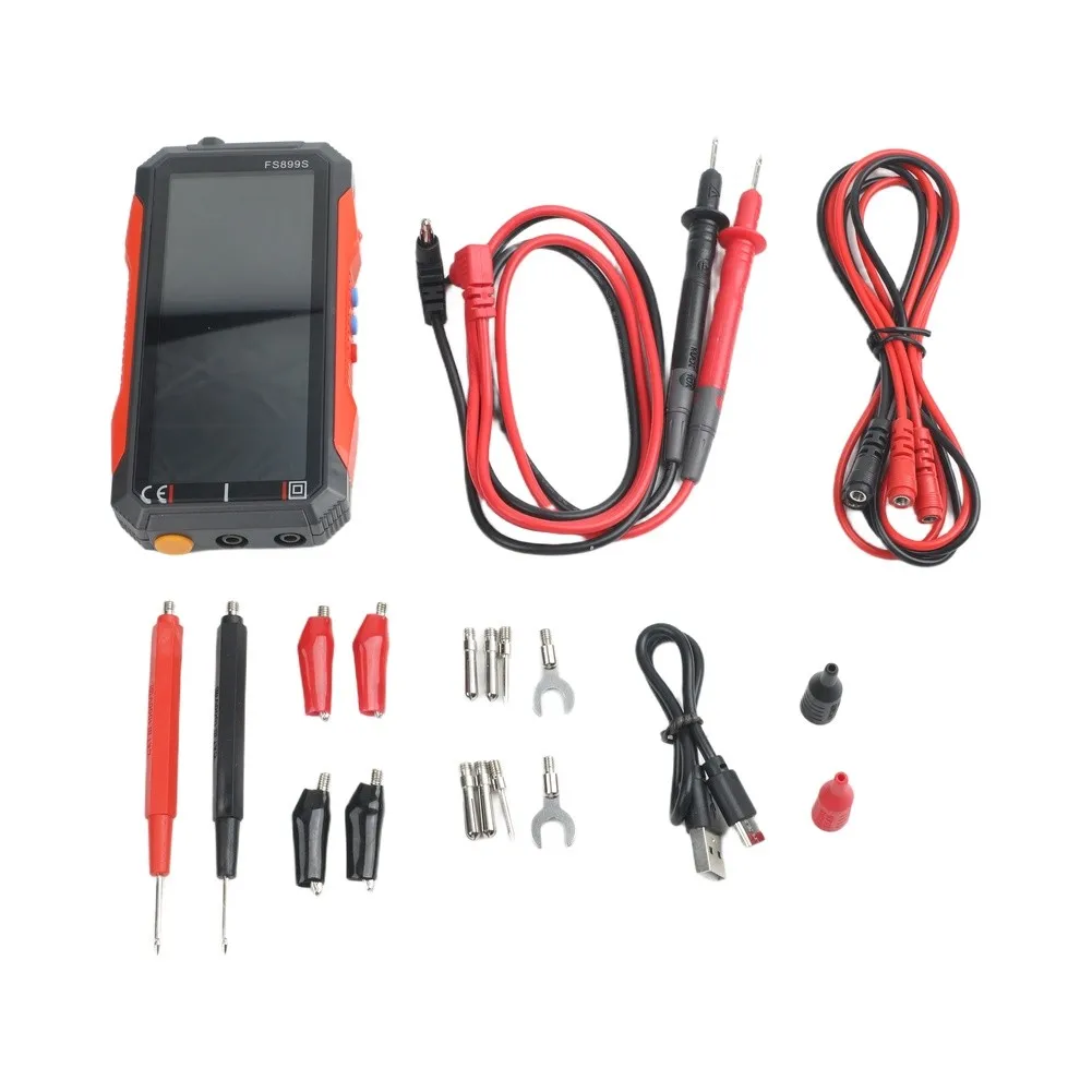 FS899S 4.8-inch Large Screen Smart Digital Multimeter, 6000 Counters, Voltage And Current Measurement Tool, Rechargeable Battery