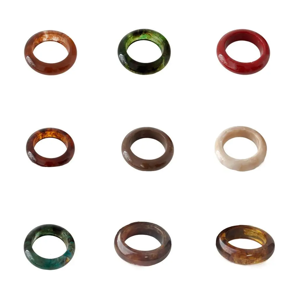 Богемный полупрозрачный акриловый браслет в европейском и американском стиле, дизайн меньшинств, круглый широкий браслет, ювелирные аксессуары с допамином