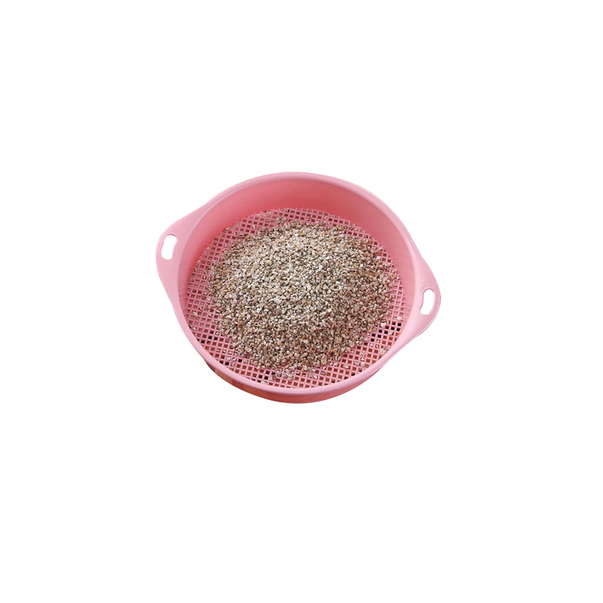 

4pcs Soil Sieve Sifter Gardening Tools Plastic Mesh Potting Strainers Durable Lightweight Safe Easy Handle Balcony Mini Garden