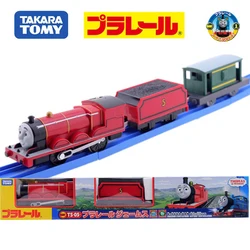 TAKARA TOMY Thomas Rail Train Toy TS-05 James James animated character model, boy toy, perfect for holiday gifts to friends.