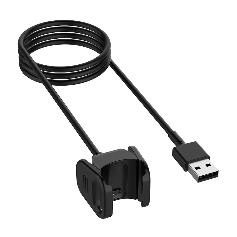 Cargador USB para Fitbit Charge 3 4, Cable de carga para reloj inteligente, accesorios para reloj inteligente, adaptador de base de cargador