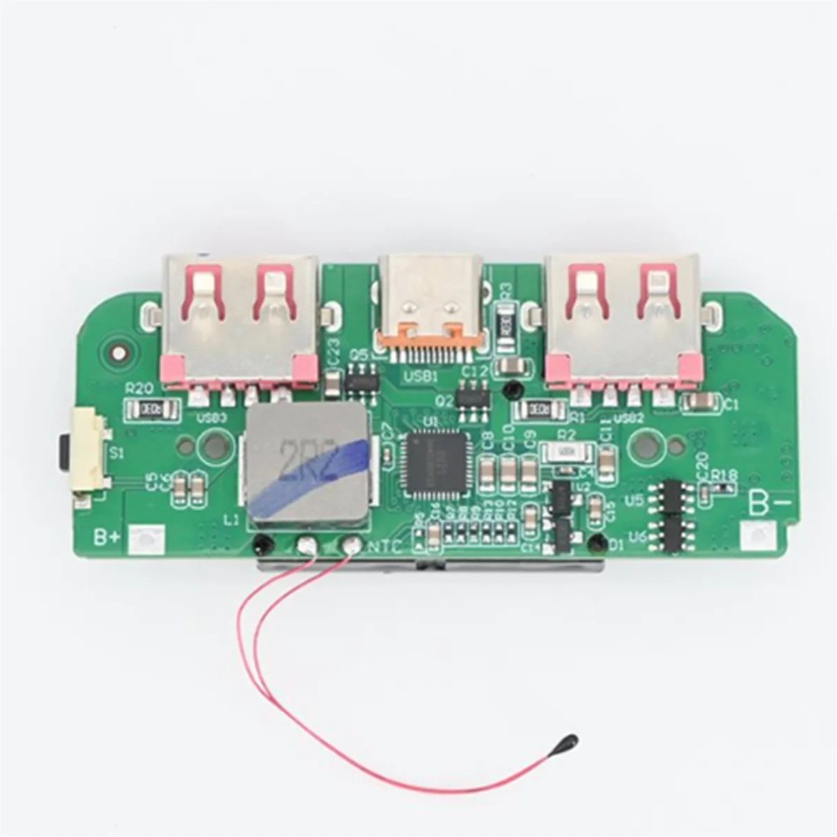 

New 3C-22.5W Fast Charging Module Tft Color Screen Digital Display Fast Charging Mobile Power Bank Mainboard for PD/QC/SCP/VOOC