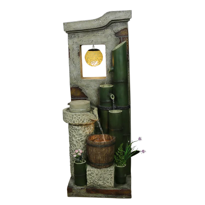 

-Indoor rockery, flowing water fountain, lucky landscape, balcony, living room Chinese decorative landscaping ornament