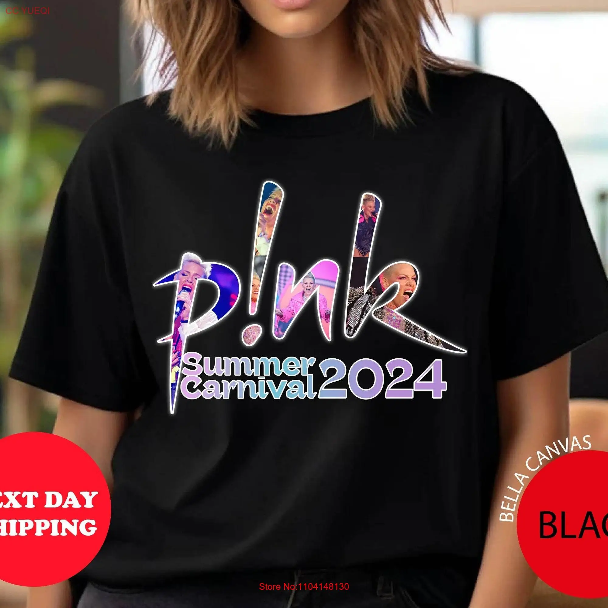 Pink Summer Carnival 2024 Trustfall Album T Shirt Tour Music Festival SweaT long or short sleeves