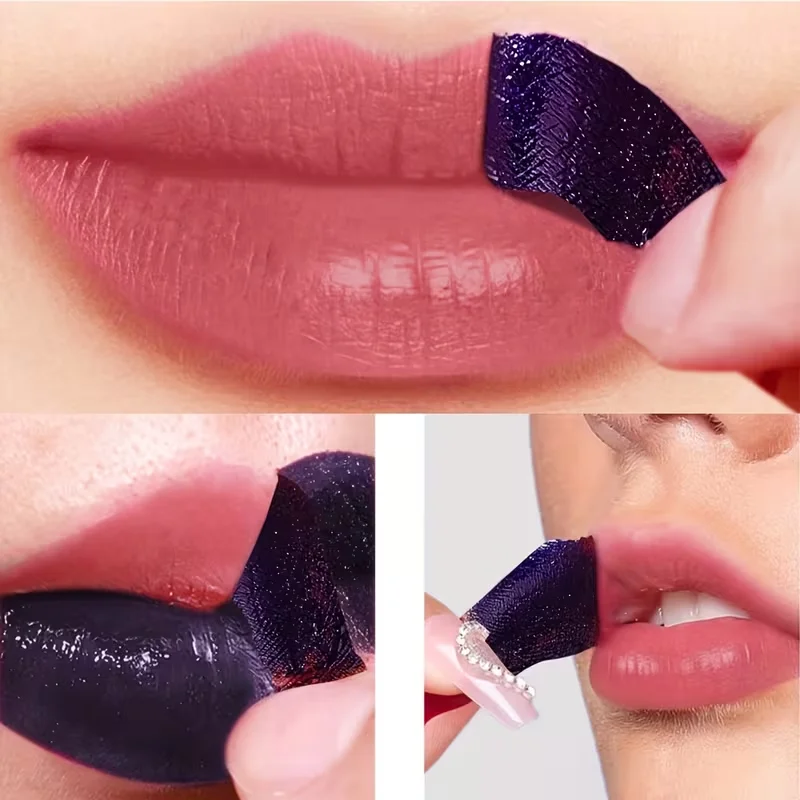 JUJU DREAM Peel-Off Lippenstift-Set, 3 Farben Langanhaltender Wasserfester Rosa Lippen-Tint, Transfer-Resistenter Nicht-Klebender Lippen-Make-up