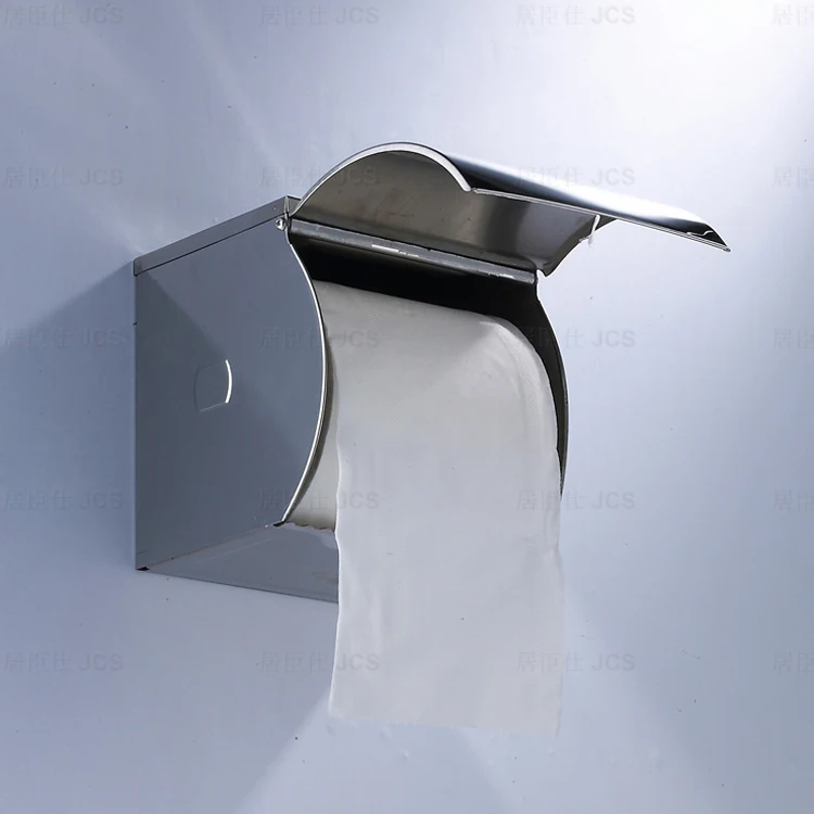 Stainless Steel Toilet Paper Holders Waterproof Tissue Box Rack Bathroom Tissue Roll Paper Holder Hardware Rack Accessories