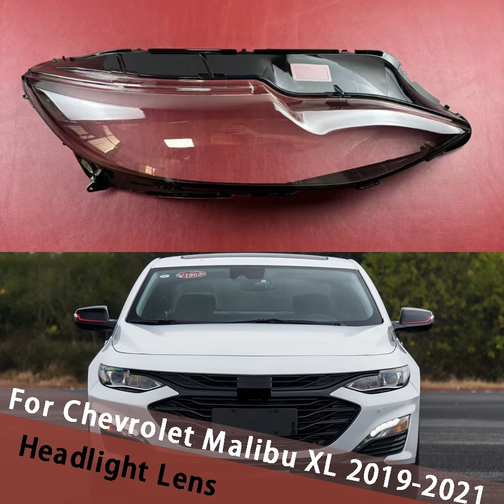 

For Chevrolet Malibu XL 2019 2020 2021 Car Front Headlight Cover Lampshade Lampcover Caps Headlamp Shell Pepace Light Housing