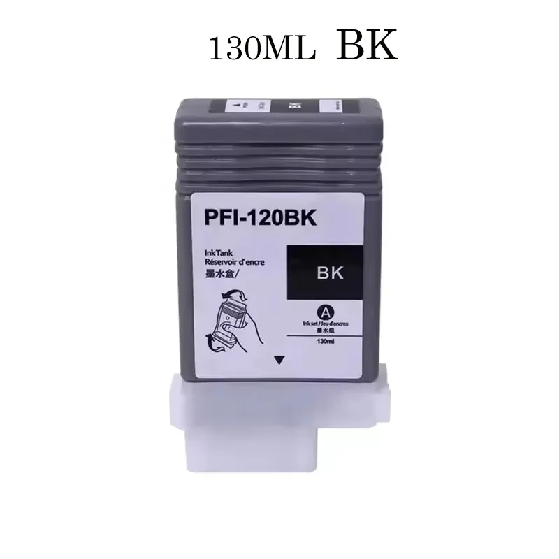 PFI-120 130ML Compatible Ink Cartridge Pigment for Canon imagePROGRAF TM200 TM205 TM300 TM305 GP200 GP300 Large Format Printer