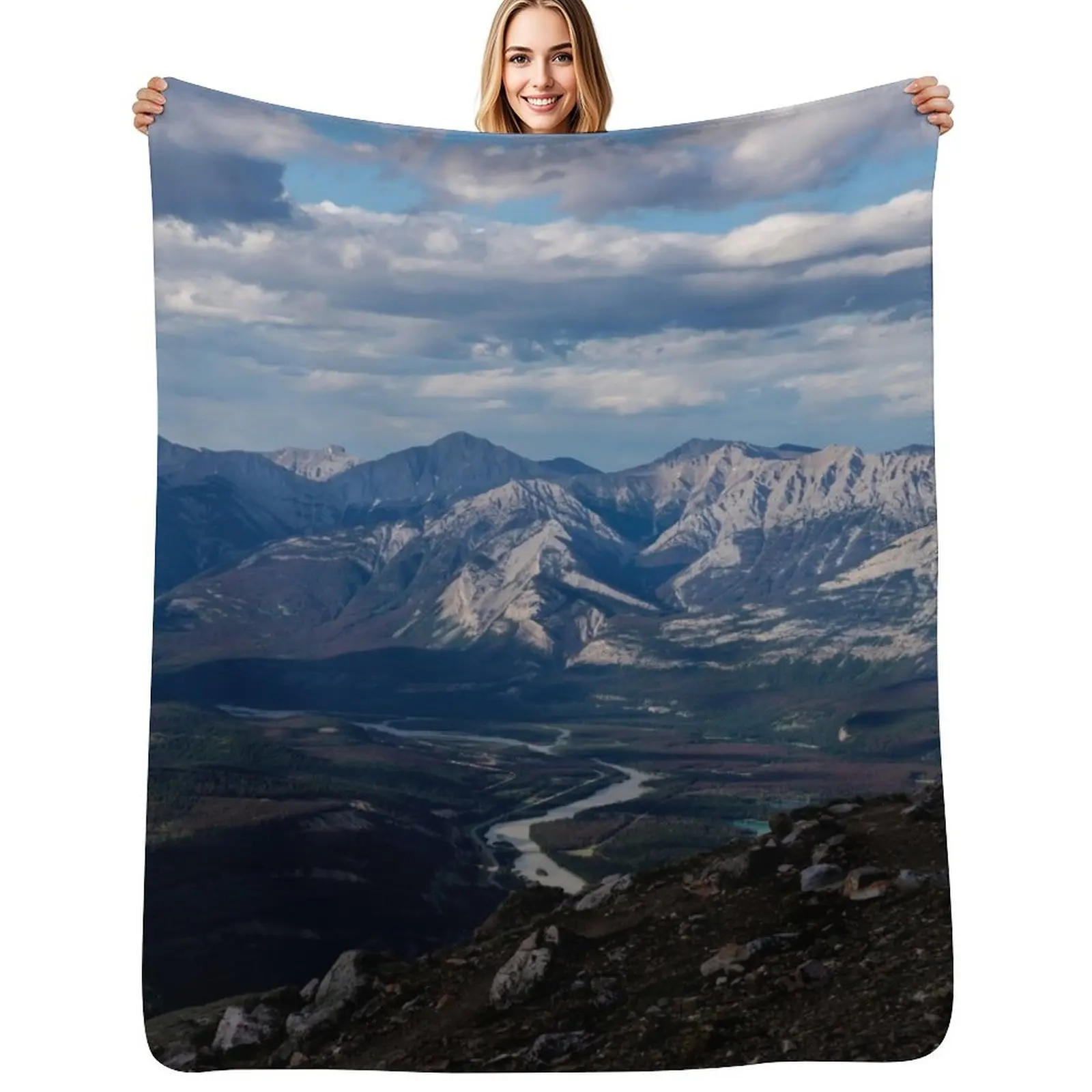 

Canadian Rockies Throw Blanket Blankets Sofas Of Decoration Blankets For Sofas Flannel Moving Blankets