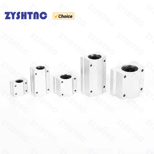 Imagen 2 del producto 4 unids/lote SC8UU SCS6UU SCS10UU SCS12UU SCS16UU SCS8LUU SCS10LUU SCS20UU bloque de rodamiento lineal de bolas enrutador CNC piezas de impresora 3D