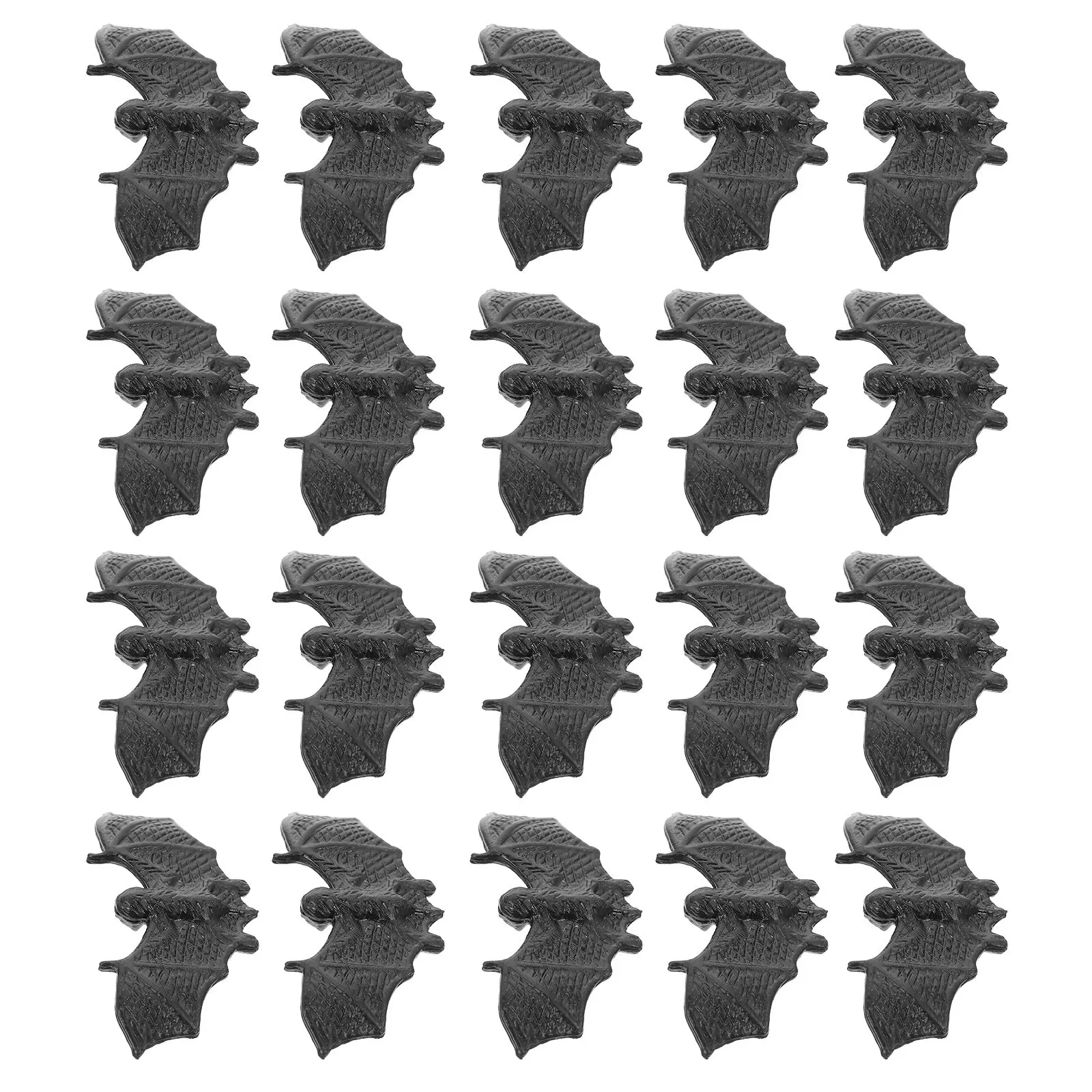 

100Pcs Simulated Bat Decor Adorable Halloween Mini Bats Decorative Halloween Accessory Party Household Holiday Supply