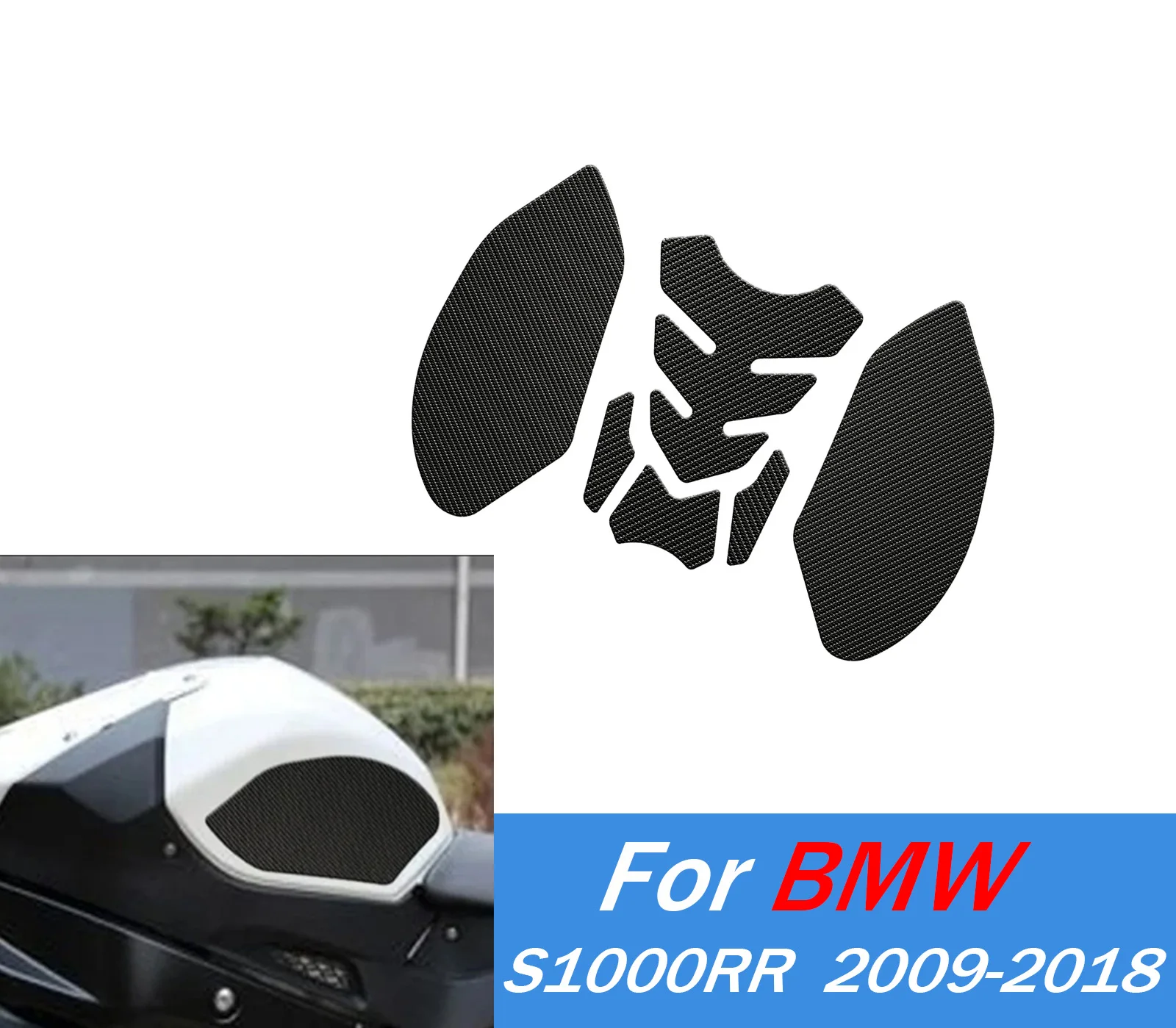 

For S1000RR Tank Traction Side Pad Gas Fuel Knee Grip Decal For BMW S1000 RR 2009-2018 S 1000RR Motorcycle Sticker Accessories