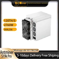 Antminer S19k Pro 120T±10% 3032W Bitcoin Mining Machine Ready to Ship