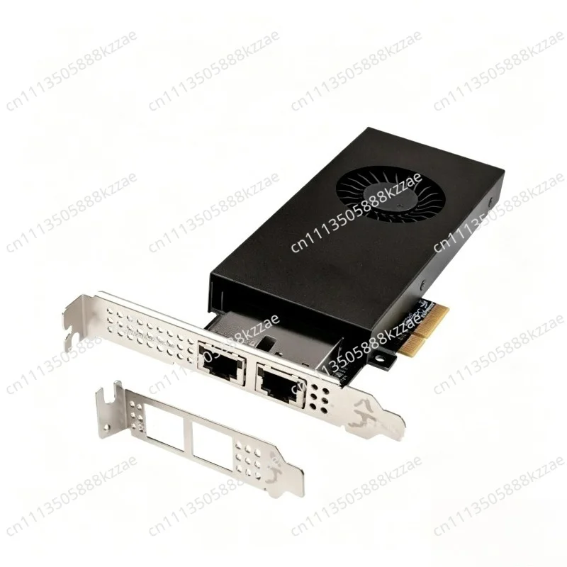 Dual 10G Ethernet + Dual M.2 Slot Hybrid Card PCIe to Dual 10G Ethernet & M.2 Adapter Card,Dual 10G RJ45 Ports